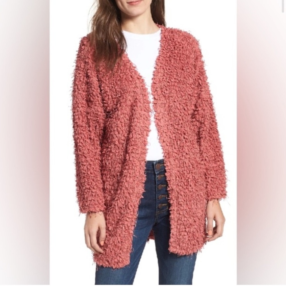 Somedays Lovin Nordstrom Cardigan NWT Eyelash knit.
